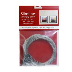 Slimine Stainless steel hangers pack 10