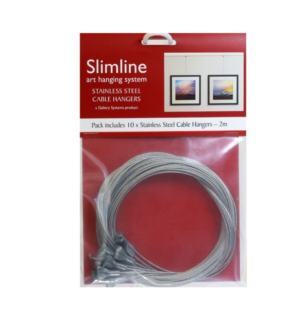 Slimine Stainless steel hangers pack 10