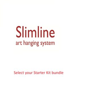 Slimline 10m Starter Kit - Stainless Steel hangers and push button hooks